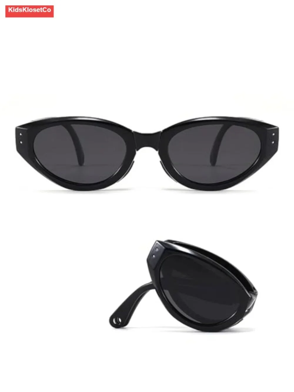 Kids Polarized Sunglasses Foldable Cat Eye UV400 Protection